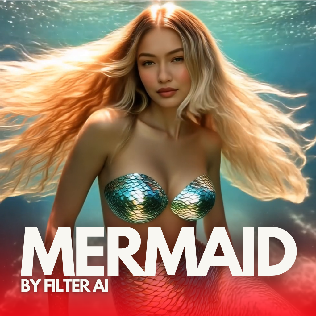 Ai Mermaid Effect - Filter Ai Logo